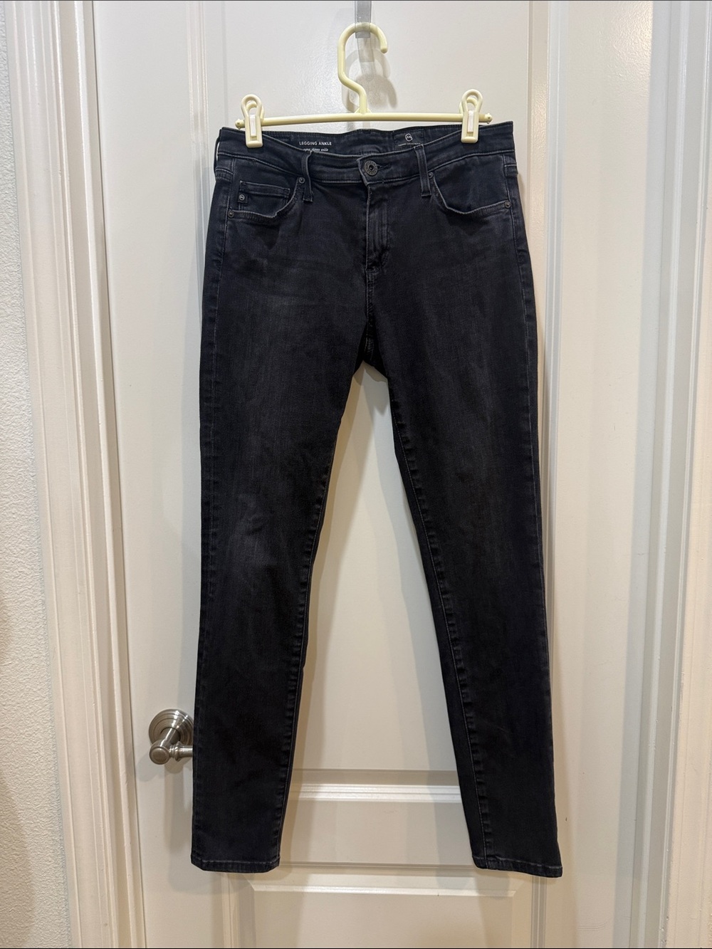 AG Adriano Goldschmied Black Skinny Jeans